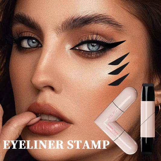 Perfect Wing in Seconds – Waterproof Double-Wing Eyeliner Stamp