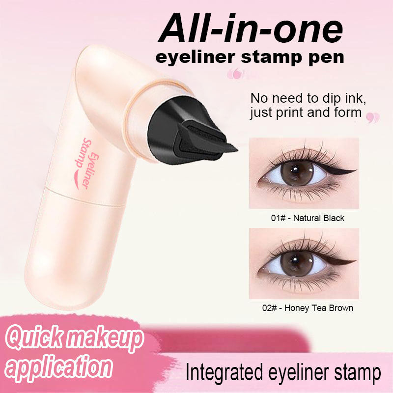 Perfect Wing in Seconds – Waterproof Double-Wing Eyeliner Stamp