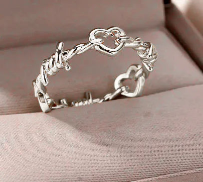 925 Sterling Silver Heart Ring